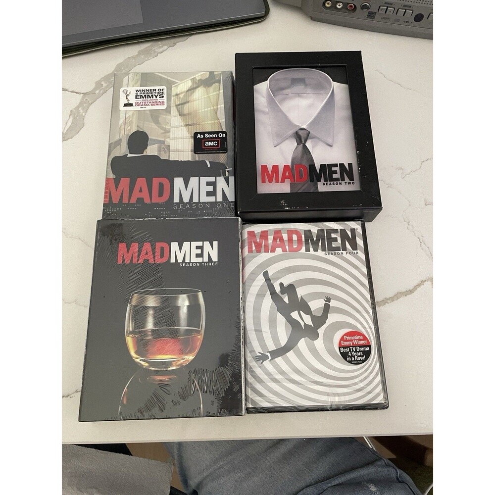 Mad Men Seasons 1-4 DVD Lot 3 Sealed Season 2 Tested AMC Jon Hamm